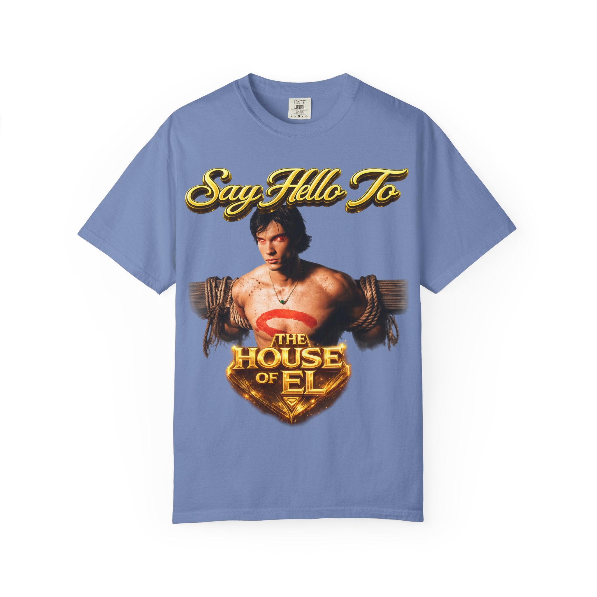T-Shirt — Say Hello To The House of El Graphic Tee Printify