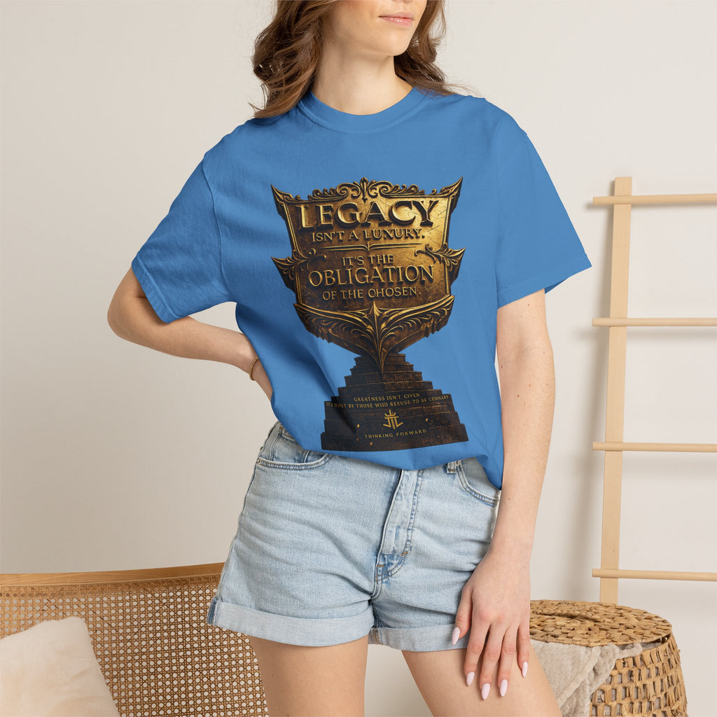 Legacy & Honor Trophy T-Shirt – "Legacy is an Obligation" Graphic Tee Printify