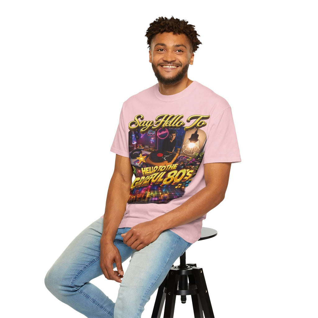 Hello to the Grateful 80s T-Shirt — Retro 1980s Music Vintage Tee Printify