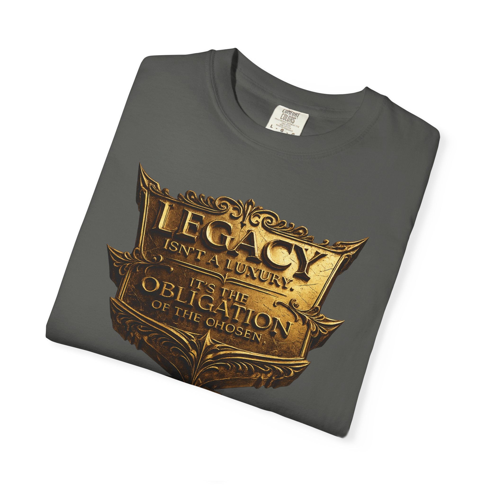 Legacy & Honor Trophy T-Shirt – "Legacy is an Obligation" Graphic Tee Printify