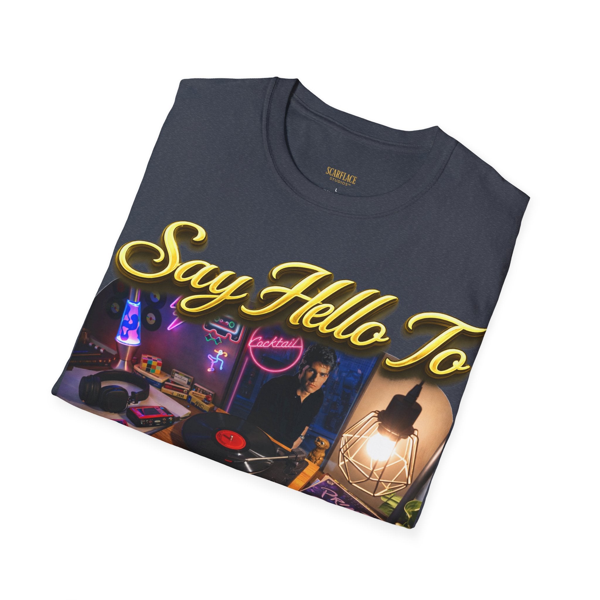 Say Hello To The Grateful 80s T-Shirt — Retro 80s Music Vintage Tee Printify