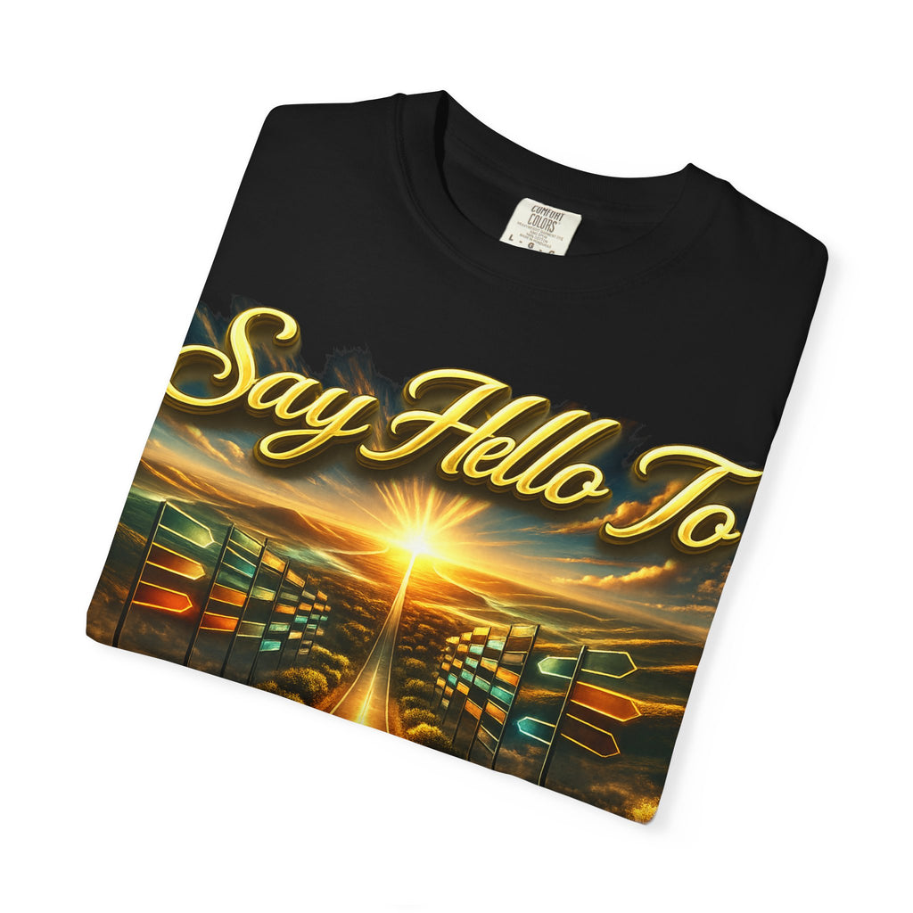 Say Hello To The Unwritten Book Of The Road T-Shirt Printify