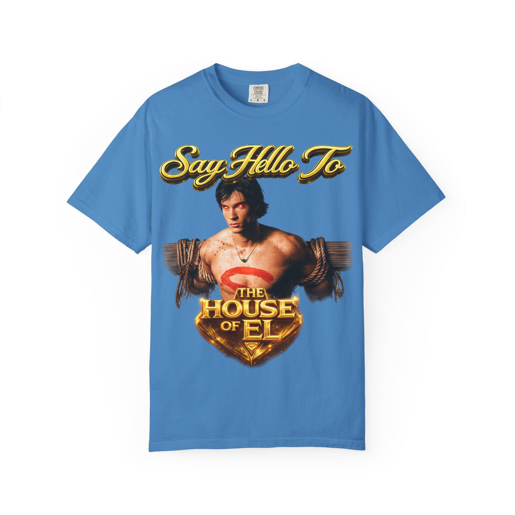 T-Shirt — Say Hello To The House of El Graphic Tee Printify