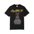Say Hello To Time Hourglass Graphic T-Shirt — "The Only Conceivable Consistency Is Time" Printify