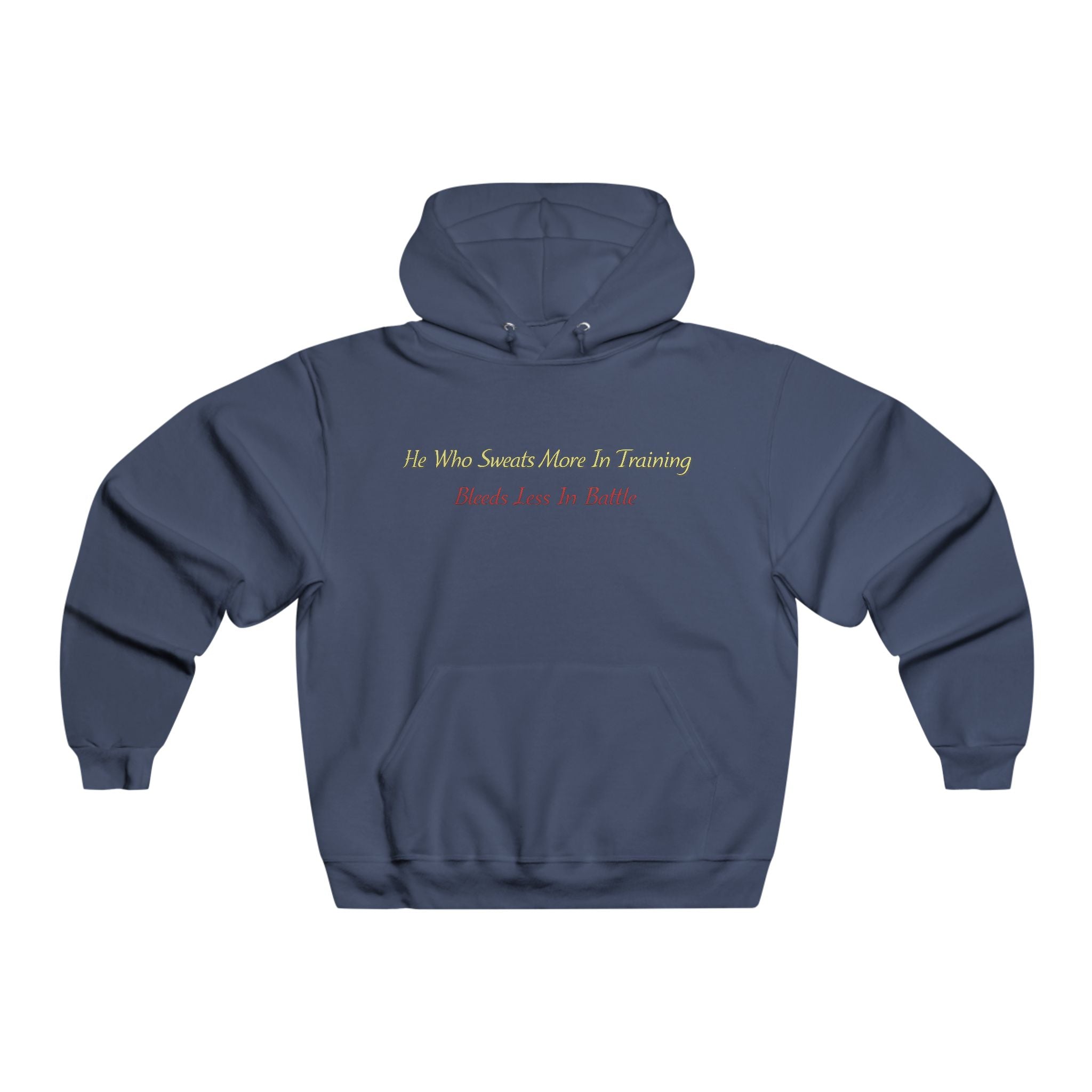 Embroidered Faith Hoodie — "Blessed Less is Better" Pullover Sweatshirt Printify