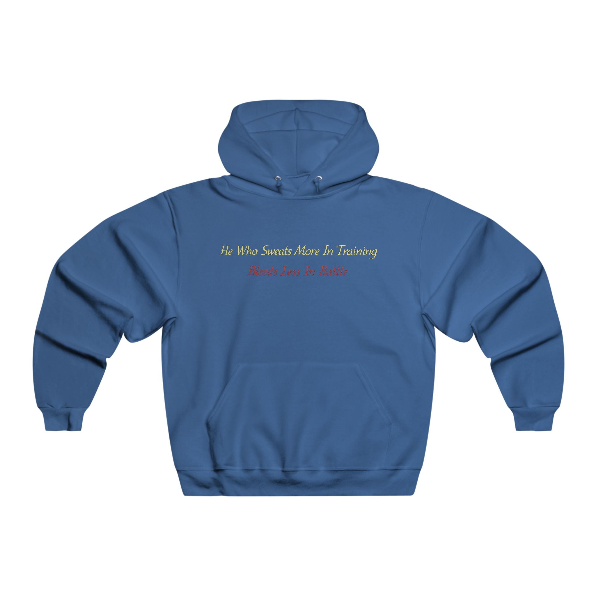 Embroidered Faith Hoodie — "Blessed Less is Better" Pullover Sweatshirt Printify