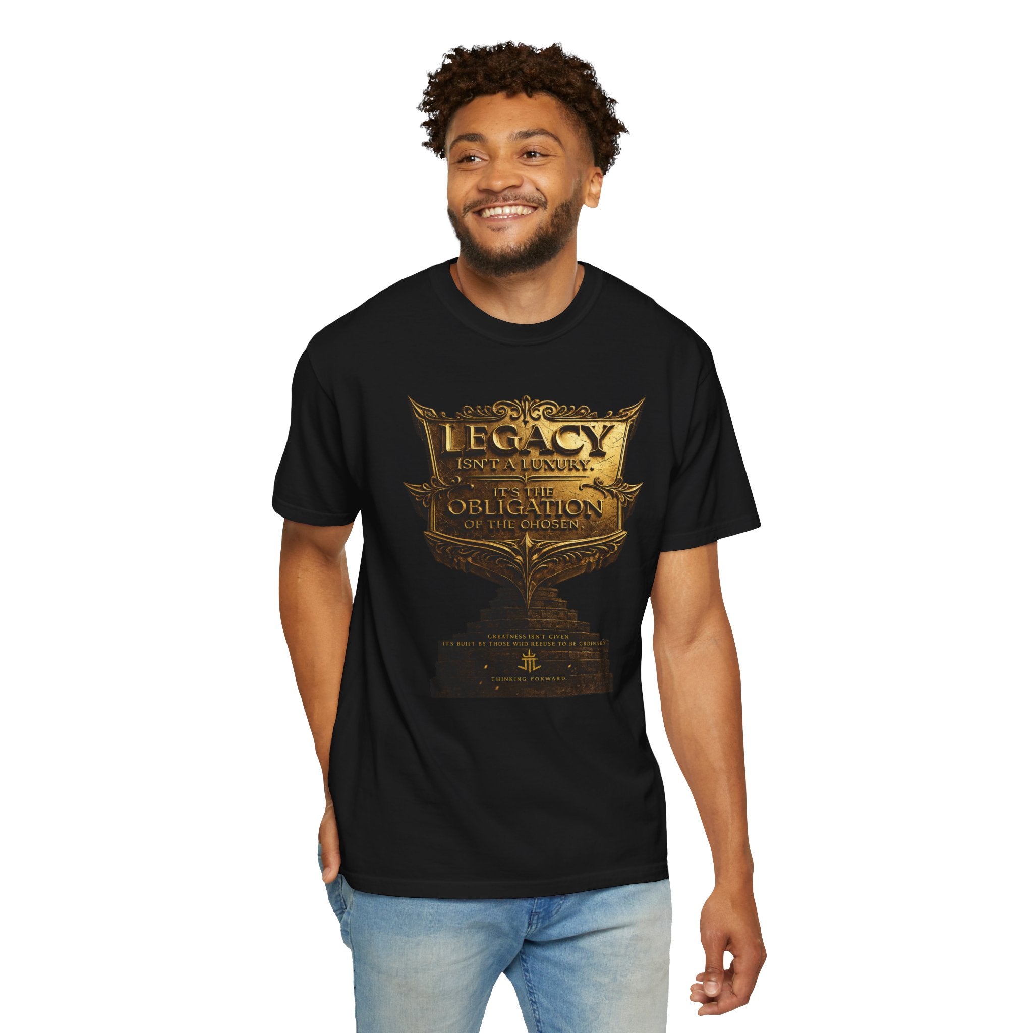 Legacy & Honor Trophy T-Shirt – "Legacy is an Obligation" Graphic Tee Printify
