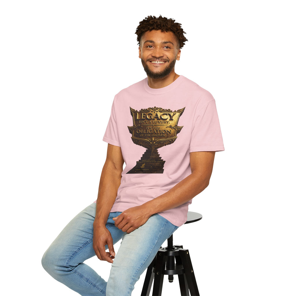 Legacy & Honor Trophy T-Shirt – "Legacy is an Obligation" Graphic Tee Printify