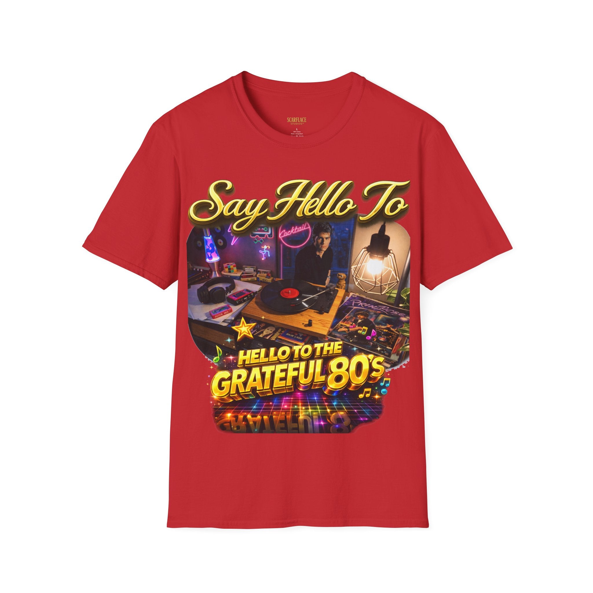 Say Hello To The Grateful 80s T-Shirt — Retro 80s Music Vintage Tee Printify