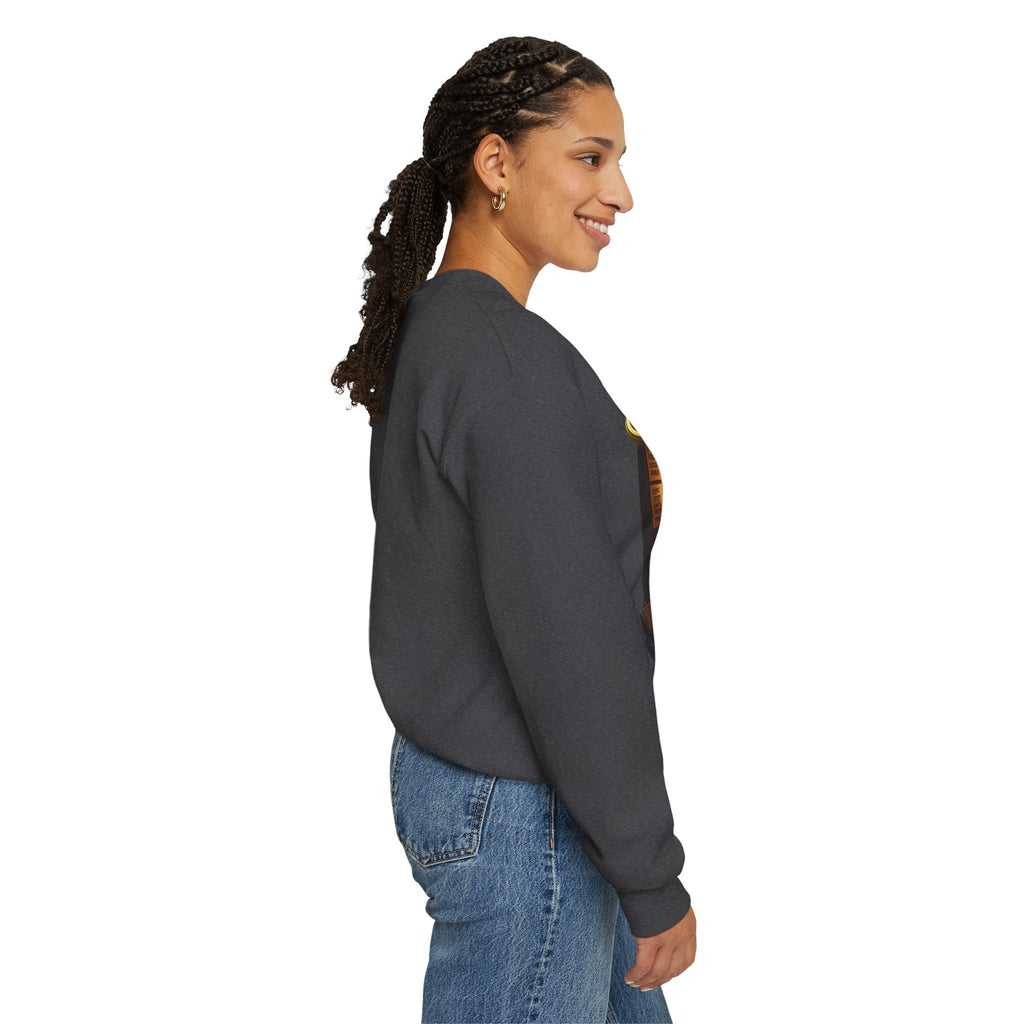 The Grind That Never Sleeps Crewneck Sweatshirt — Motivational Hustle Sweatshirt Printify