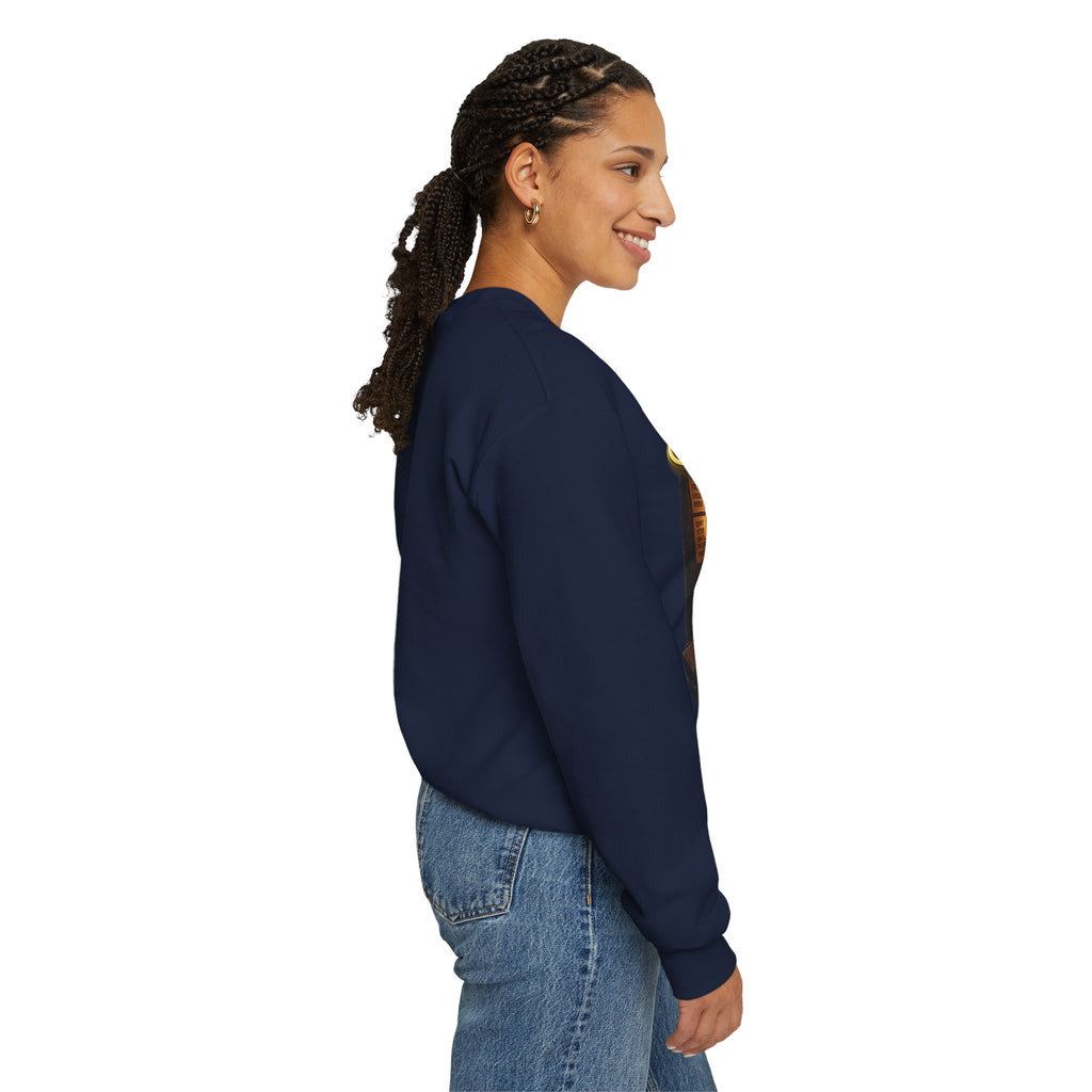 The Grind That Never Sleeps Crewneck Sweatshirt — Motivational Hustle Sweatshirt Printify