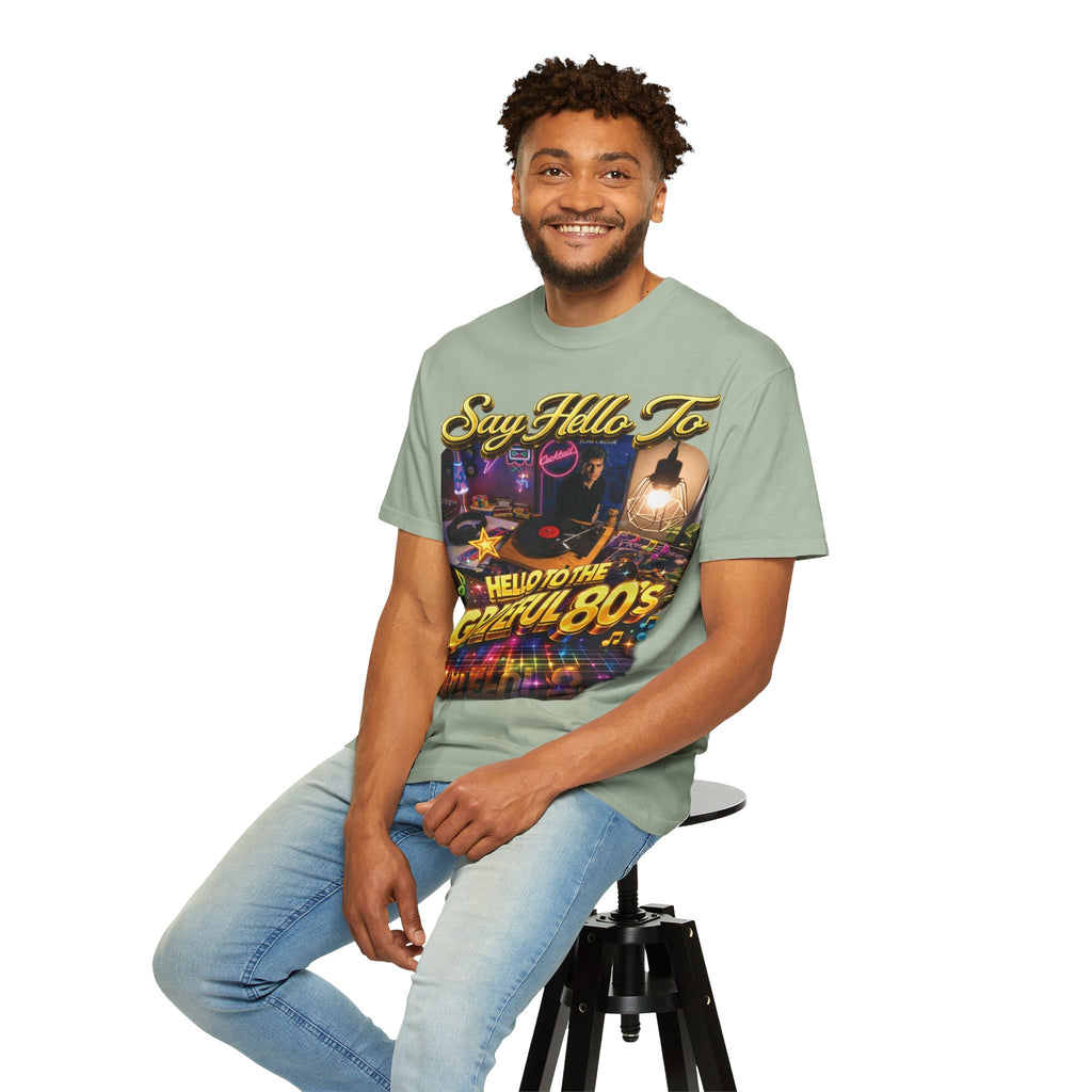Hello to the Grateful 80s T-Shirt — Retro 1980s Music Vintage Tee Printify