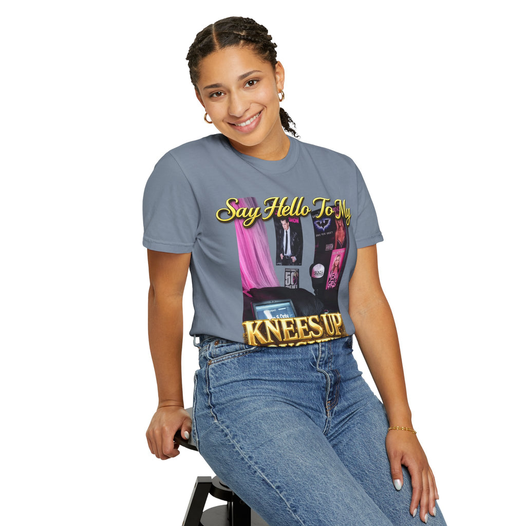 Knees Up Noughties Graphic T-Shirt — Retro MySpace Pop Culture Tee Printify