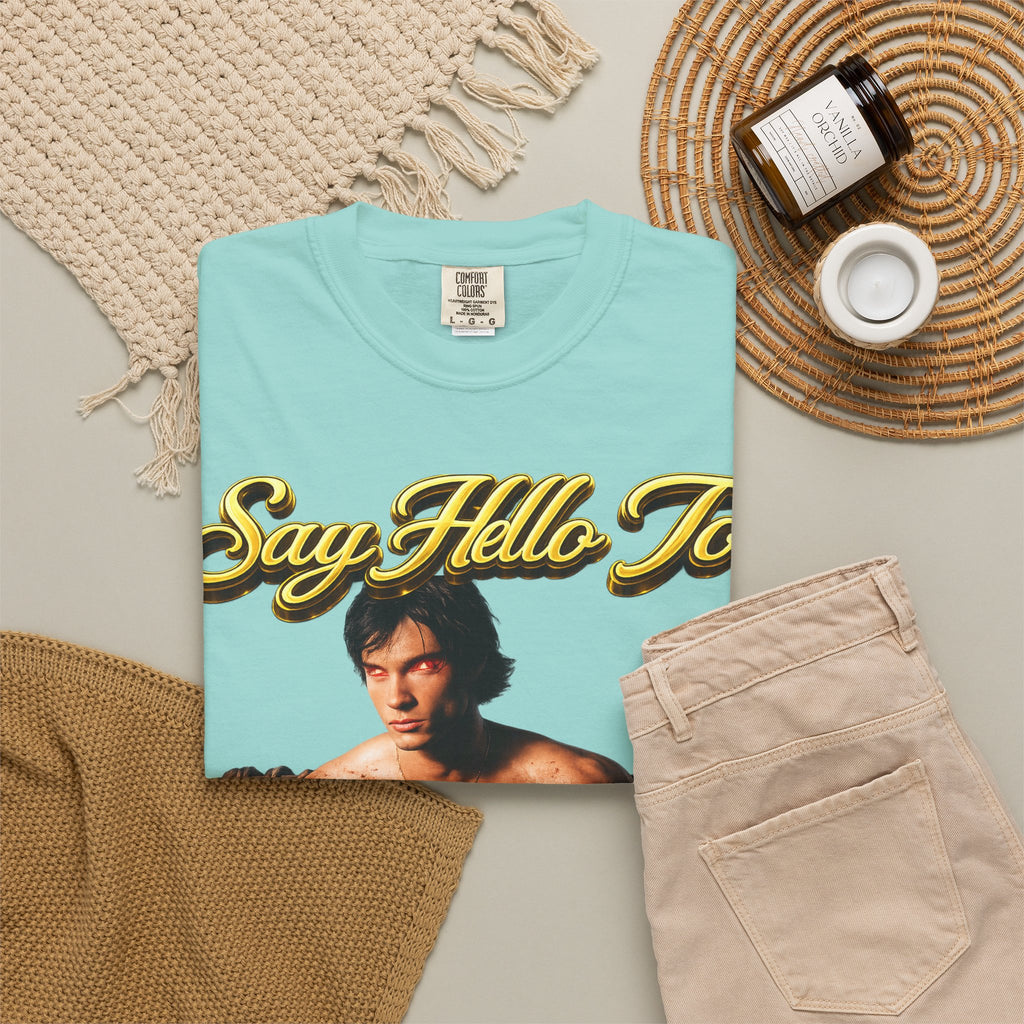 T-Shirt — Say Hello To The House of El Graphic Tee Printify