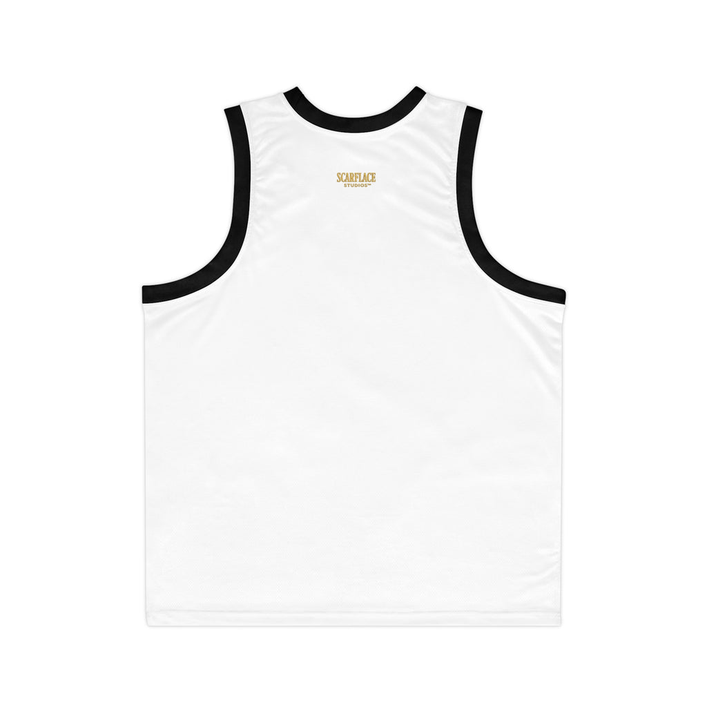 Basketball Jersey — "OK MAHN!" Retro Streetwear Tank Top Printify