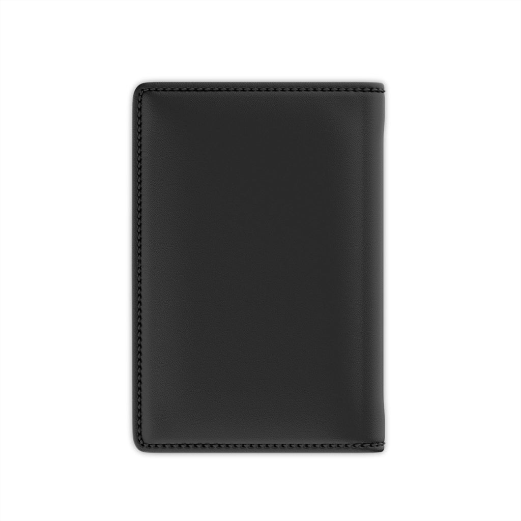 Gold Crow Crest Passport Cover — 'Crow' Diamond-in-Beak Travel Passport Holder Printify