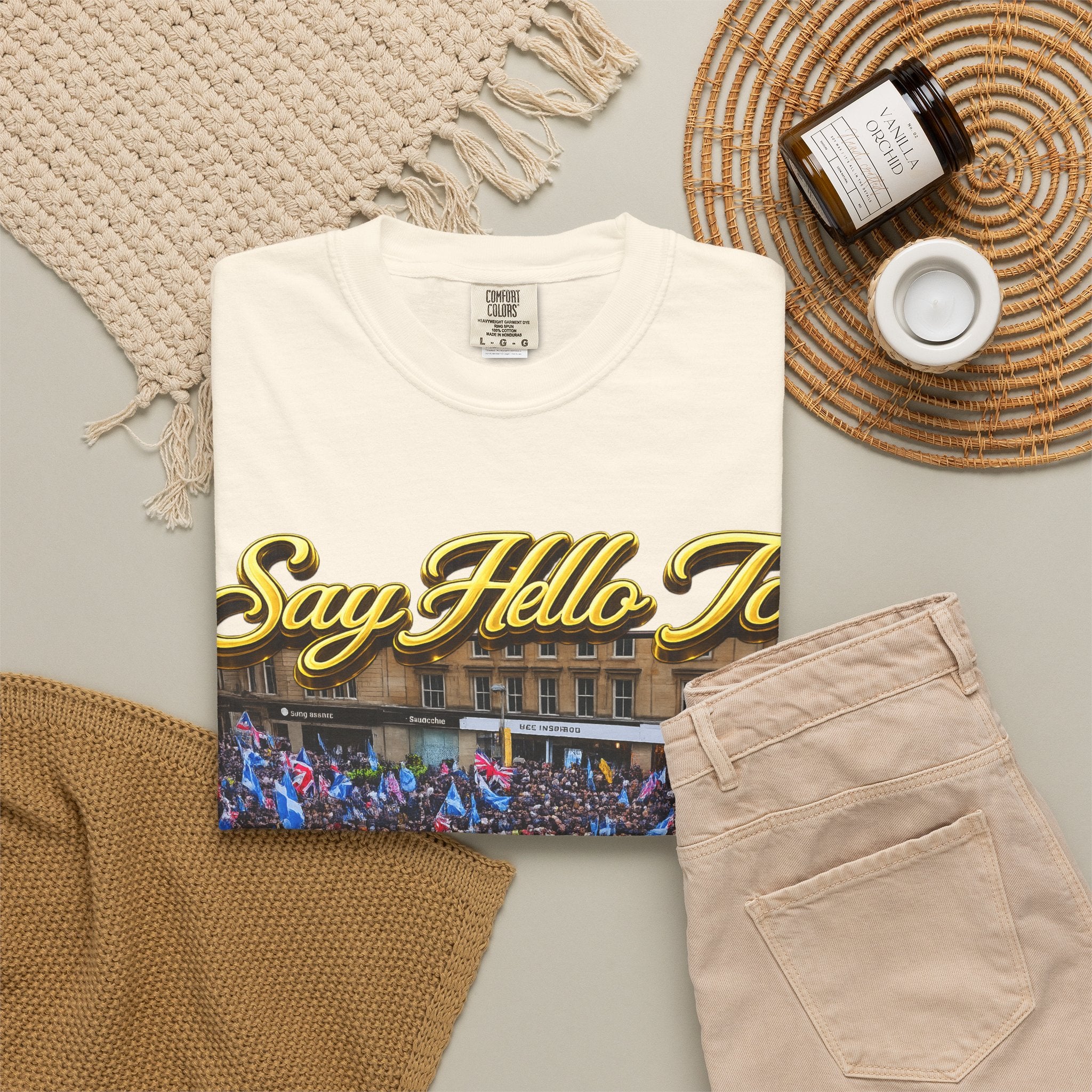Say Hello To Scotland Saying Send Them Home T-Shirt Printify