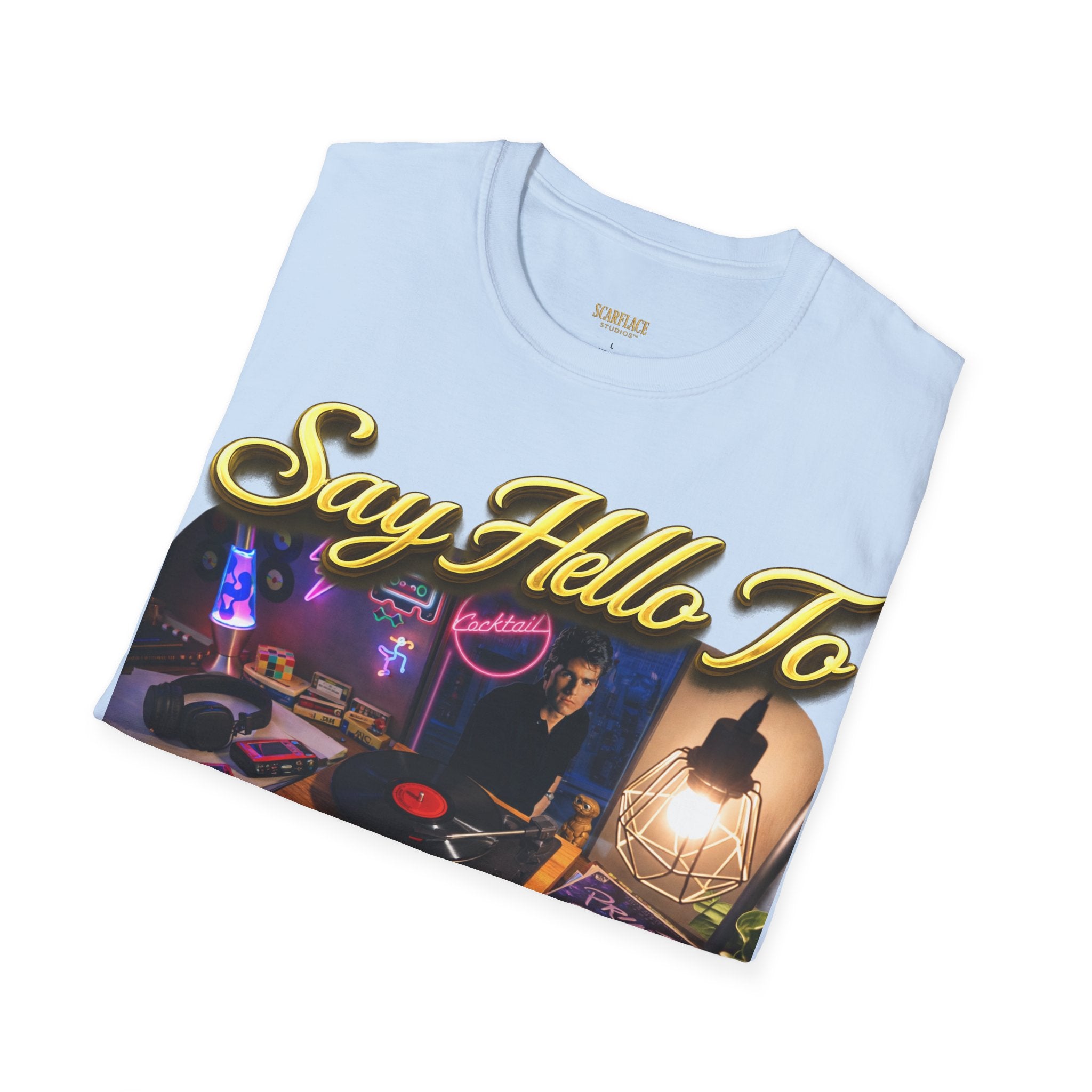 Say Hello To The Grateful 80s T-Shirt — Retro 80s Music Vintage Tee Printify