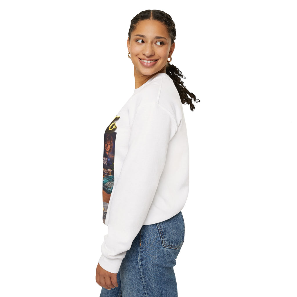 90s Nostalgia Crewneck Sweatshirt – "Say Hello To The Never Forgetful Nostalgic 90's" Printify