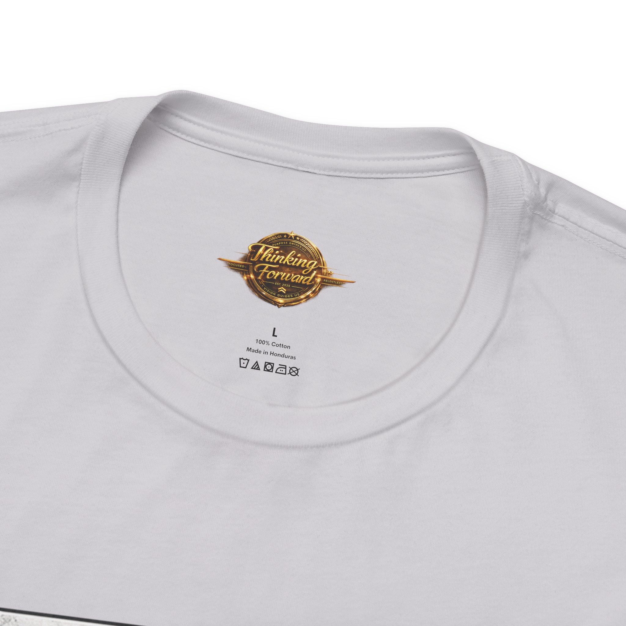 Drift With Direction Graphic Tee — 'Drift with Purpose / Thinking Forward' Racing T-Shirt Printify