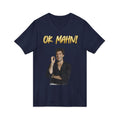 OK Mahn! V-Neck Tee — Vintage Laugh Meme T-Shirt Scarflace Studios Printify