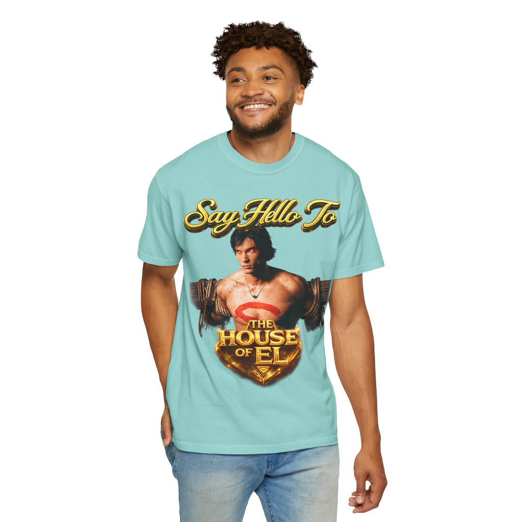 T-Shirt — Say Hello To The House of El Graphic Tee Printify