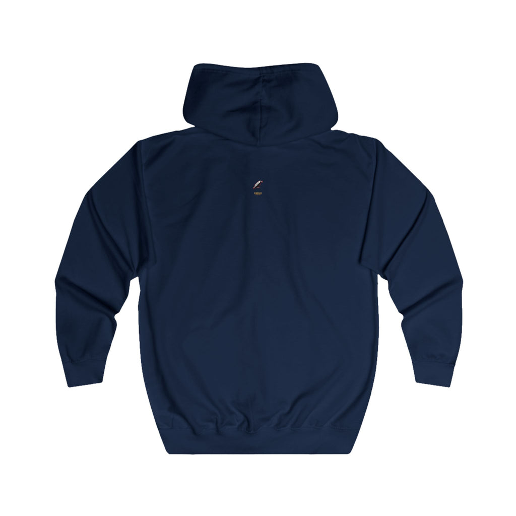 Skynet Aftermath Zip Hoodie — "Say Hello To" Post-Apocalyptic Graphic Hoodie Printify