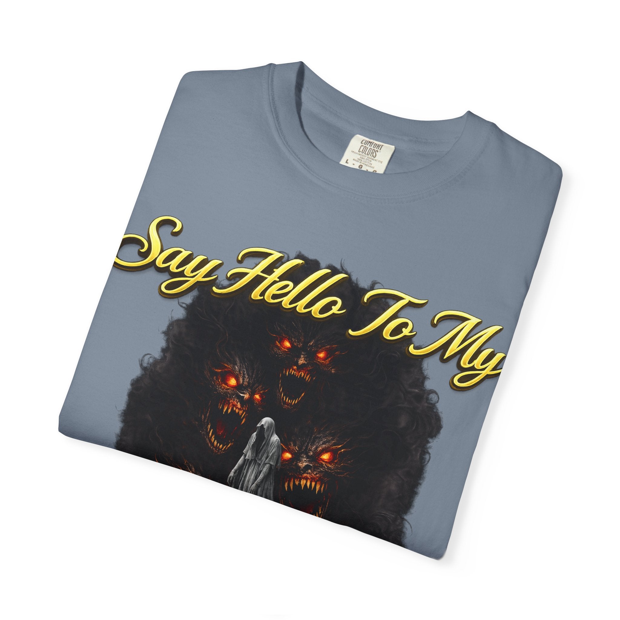 Inner Demons T-Shirt — "Say Hello To My Inner Demons" Graphic Tee Printify