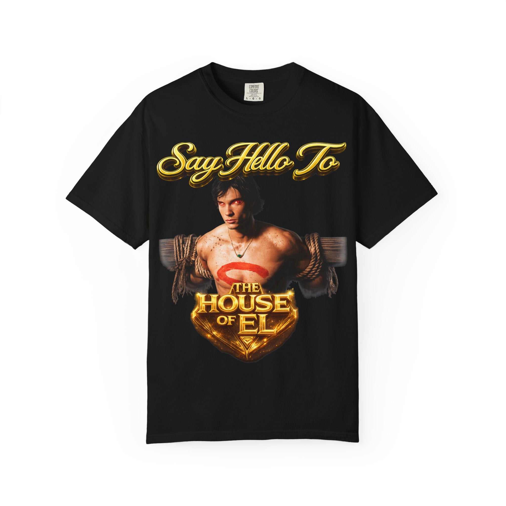 T-Shirt — Say Hello To The House of El Graphic Tee Printify