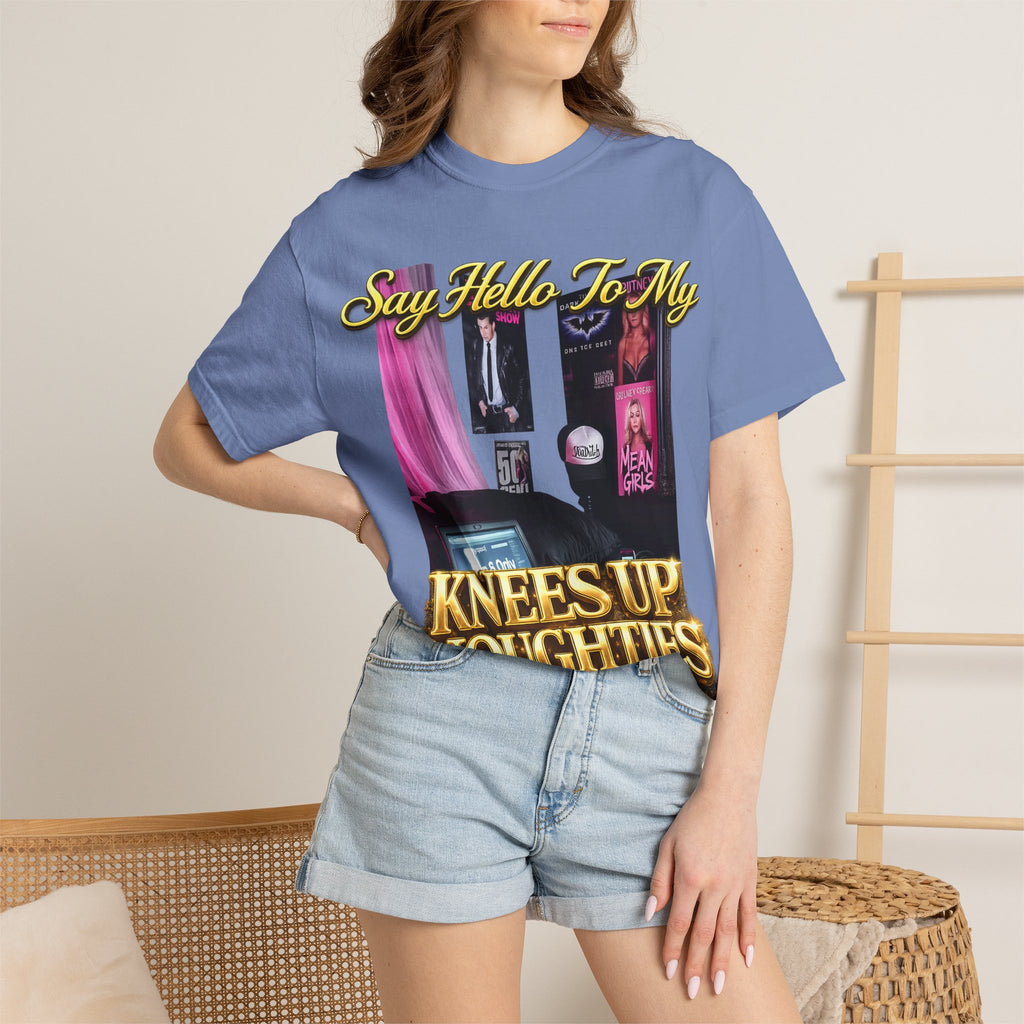 Knees Up Noughties Graphic T-Shirt — Retro MySpace Pop Culture Tee Printify