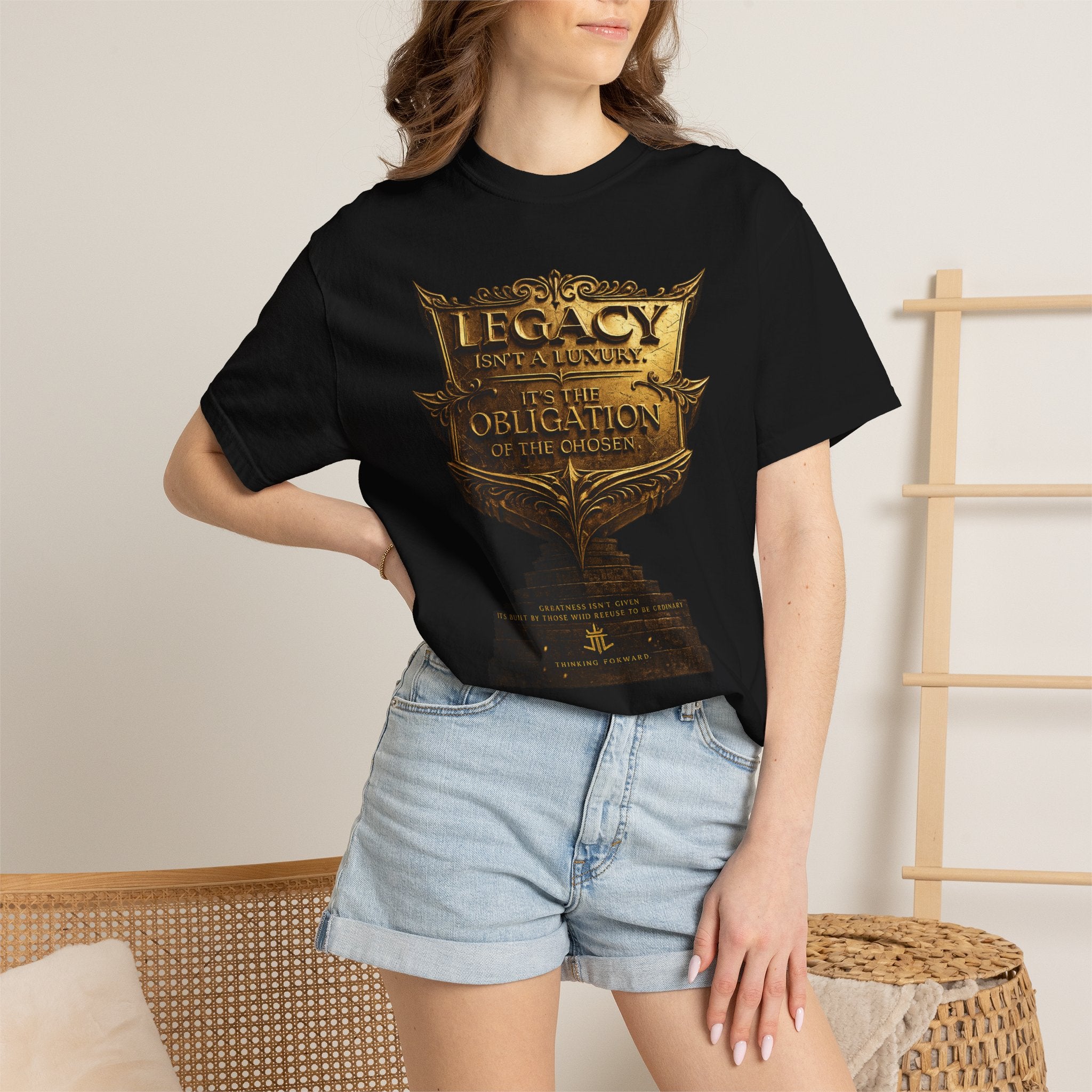 Legacy & Honor Trophy T-Shirt – "Legacy is an Obligation" Graphic Tee Printify