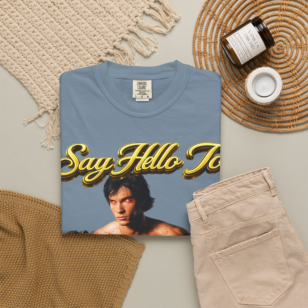 T-Shirt — Say Hello To The House of El Graphic Tee Printify