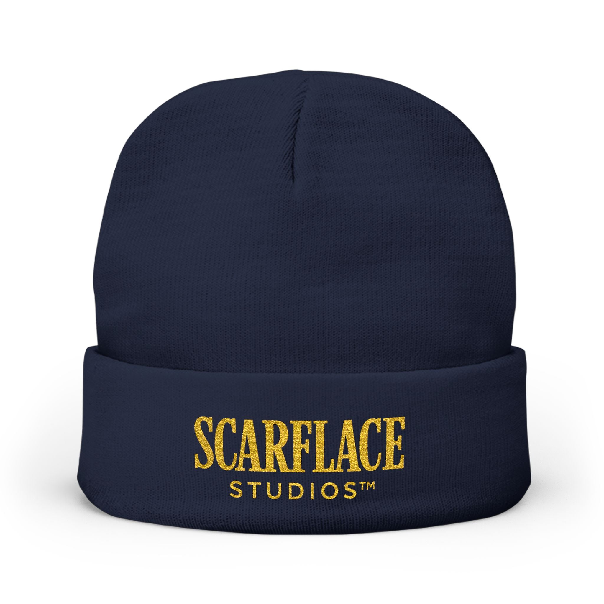 Scarface Studios Embroidered Knit Beanie Printify
