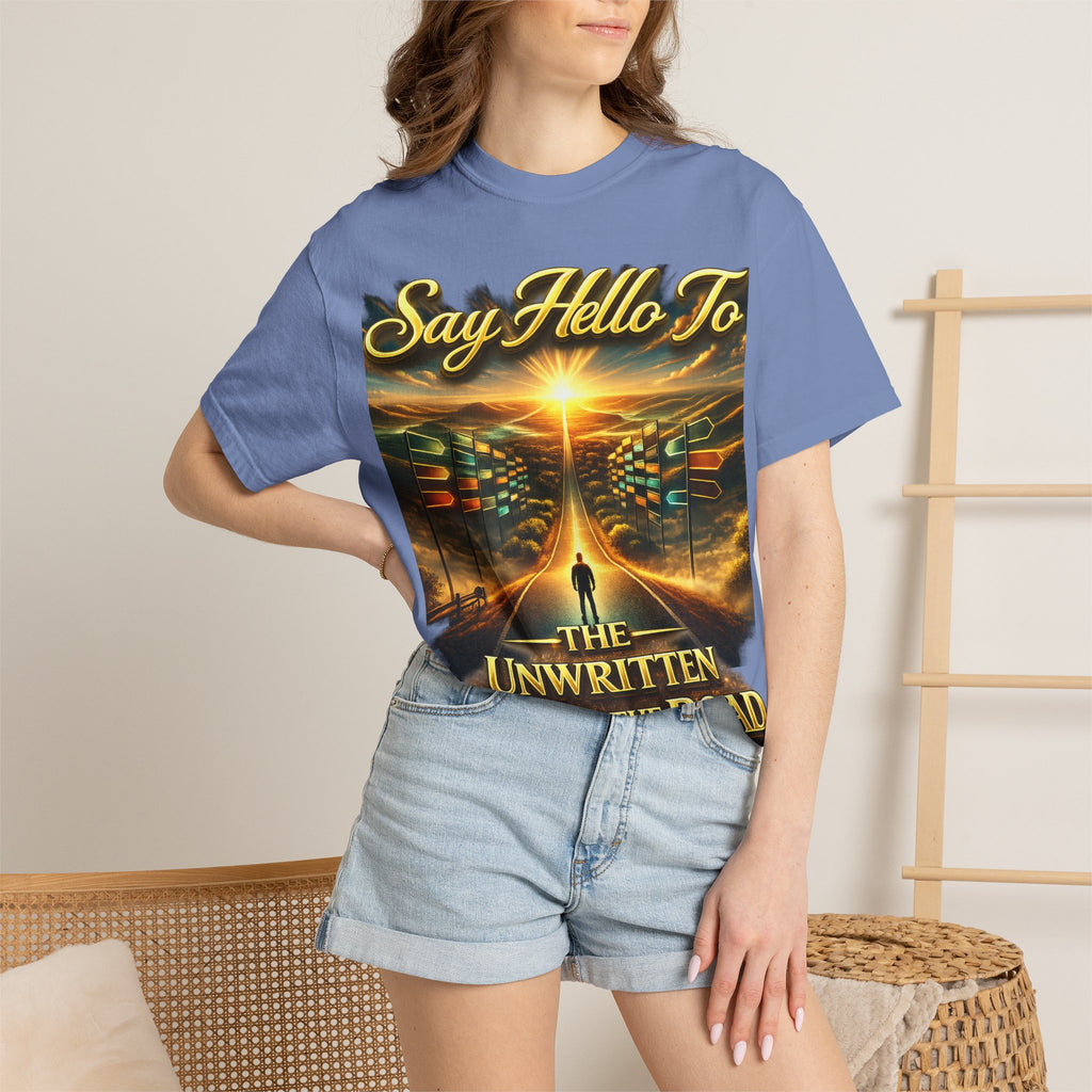 Say Hello To The Unwritten Book Of The Road T-Shirt Printify