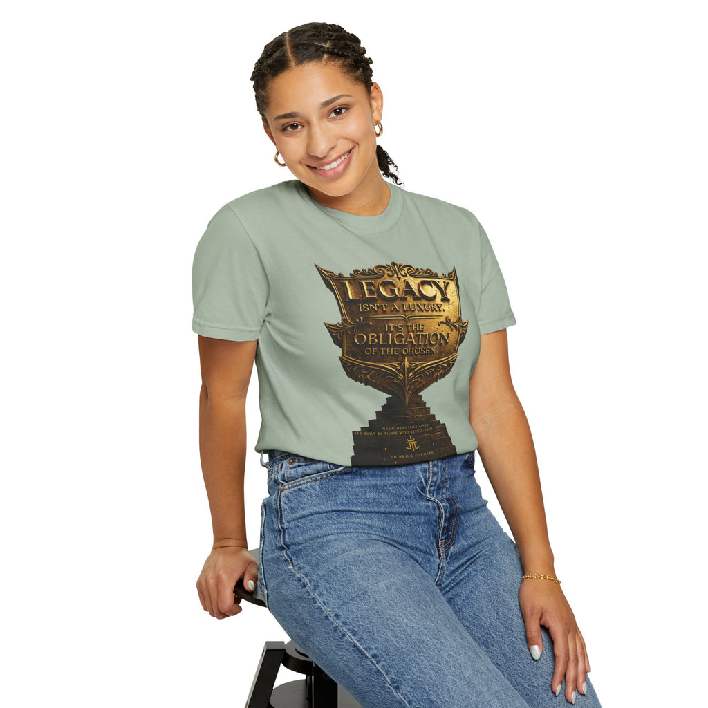Legacy & Honor Trophy T-Shirt – "Legacy is an Obligation" Graphic Tee Printify