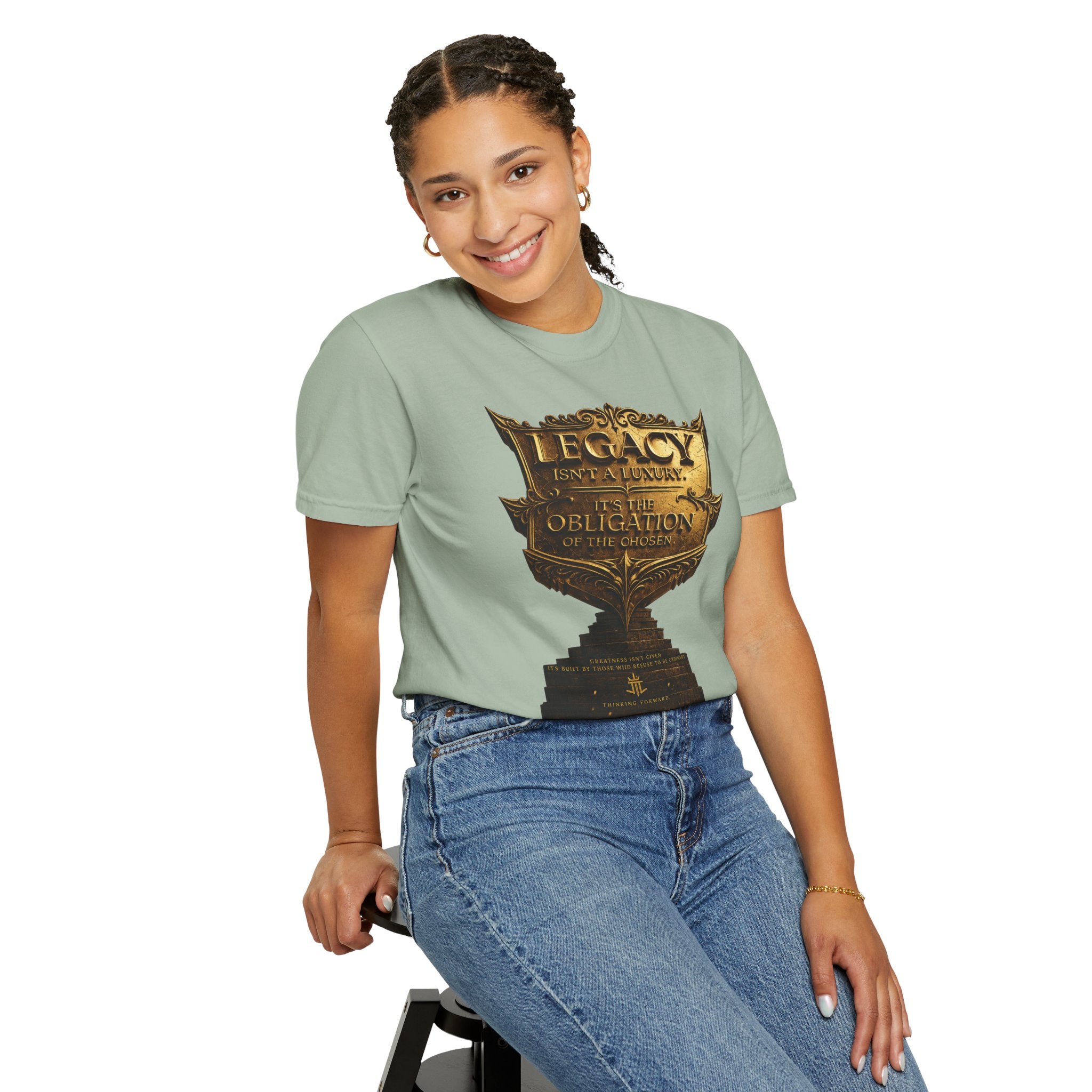 Legacy & Honor Trophy T-Shirt – "Legacy is an Obligation" Graphic Tee Printify