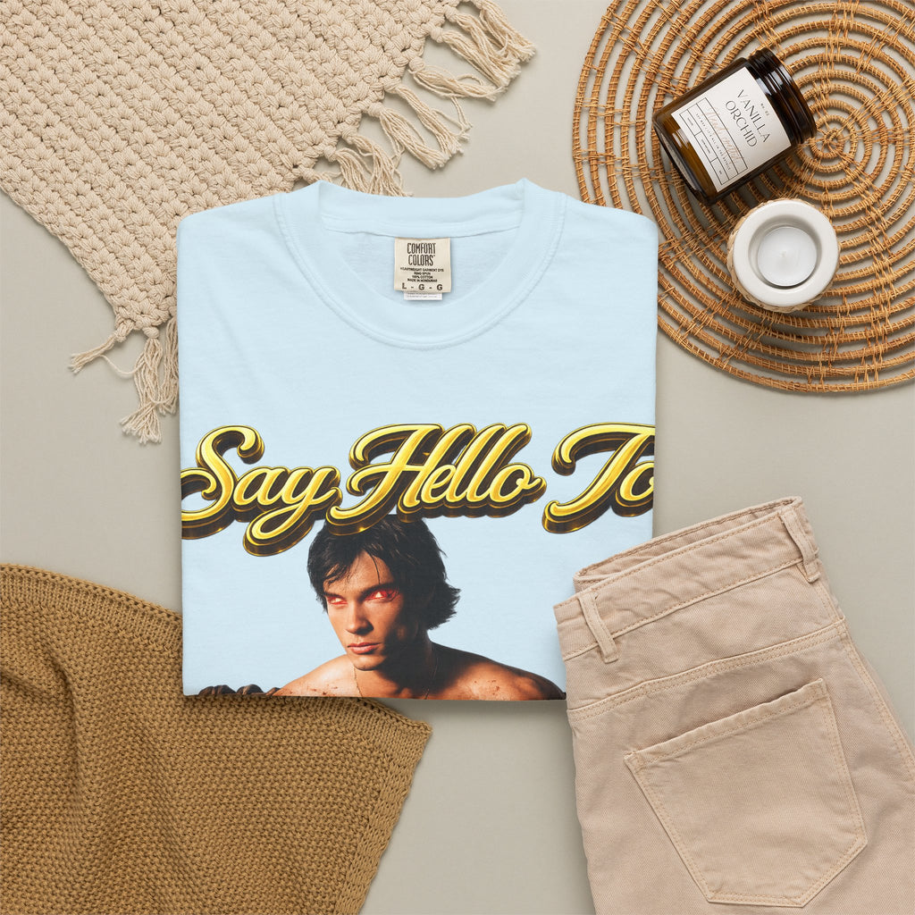 T-Shirt — Say Hello To The House of El Graphic Tee Printify