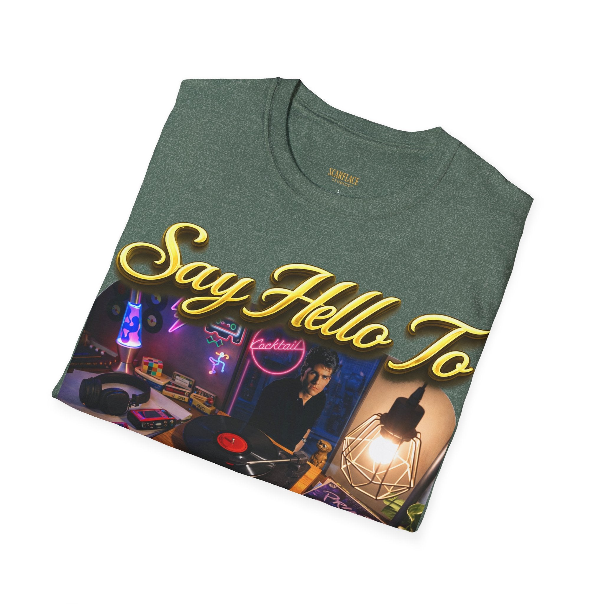 Say Hello To The Grateful 80s T-Shirt — Retro 80s Music Vintage Tee Printify