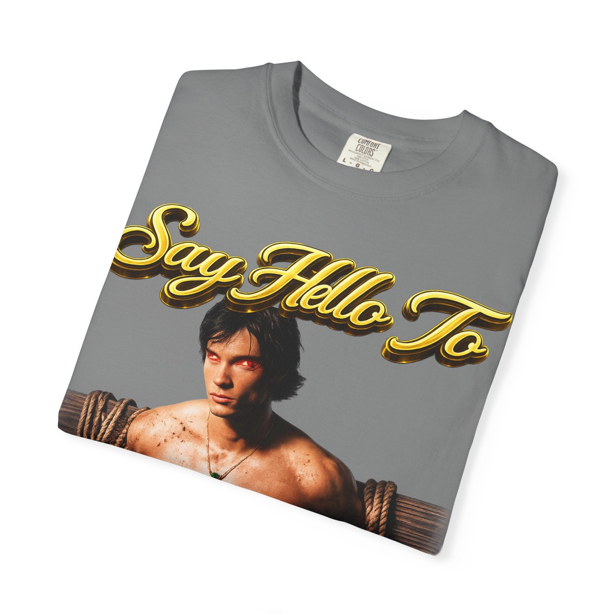 T-Shirt — Say Hello To The House of El Graphic Tee Printify