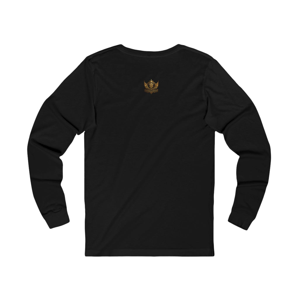 Long Sleeve Tee — “I Want What’s Mine: The World and Everything In It” Graphic Printify