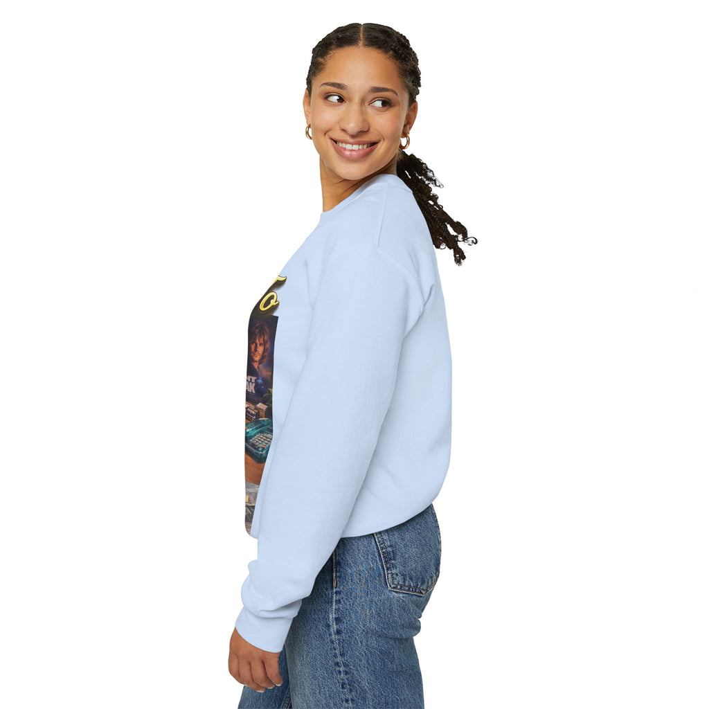 90s Nostalgia Crewneck Sweatshirt – "Say Hello To The Never Forgetful Nostalgic 90's" Printify