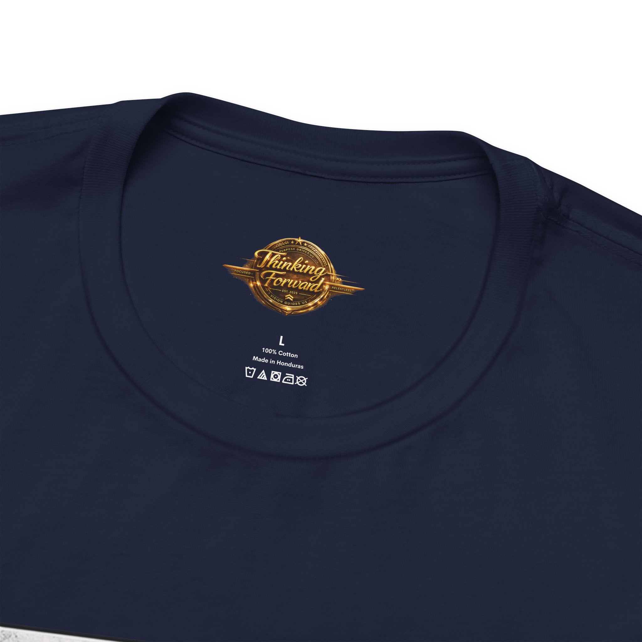 Drift With Direction Graphic Tee — 'Drift with Purpose / Thinking Forward' Racing T-Shirt Printify