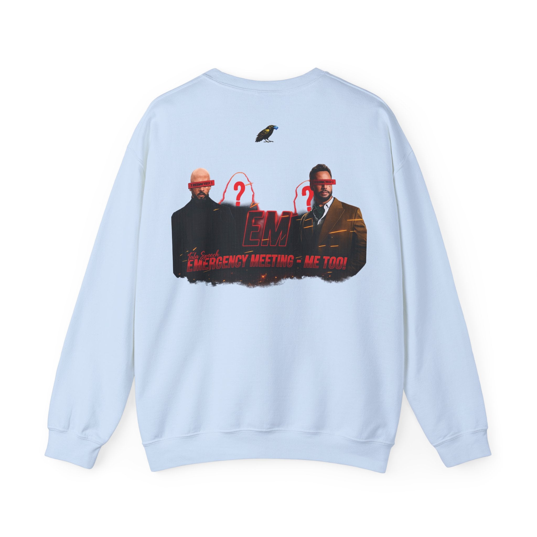 Crewneck Sweatshirt — 'Say Hello To Brotherhood' Graphic Pullover Printify