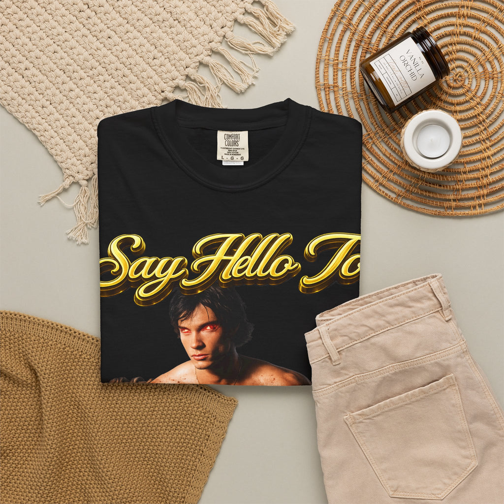 T-Shirt — Say Hello To The House of El Graphic Tee Printify