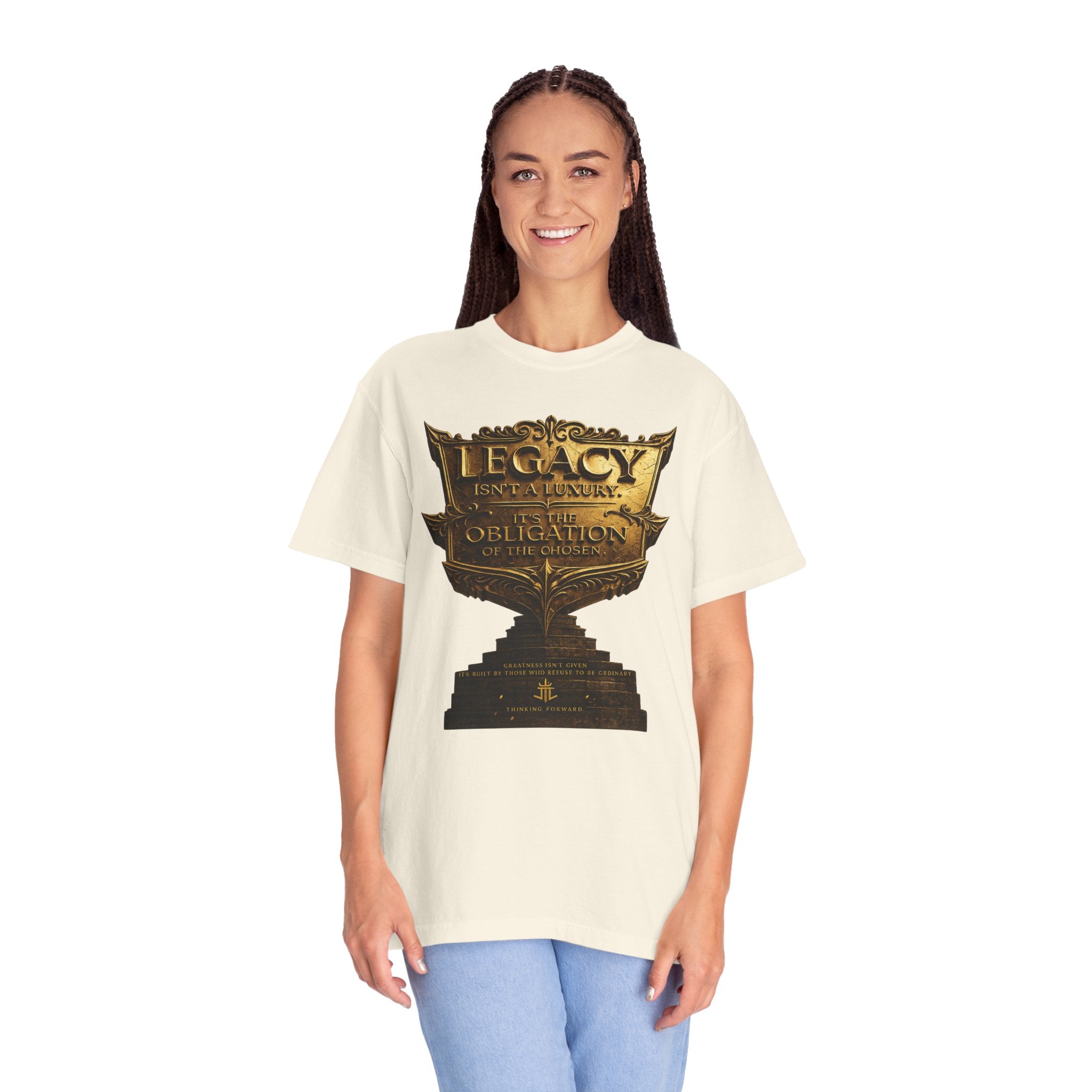 Legacy & Honor Trophy T-Shirt – "Legacy is an Obligation" Graphic Tee Printify