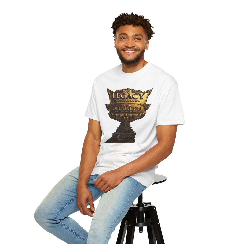 Legacy & Honor Trophy T-Shirt – "Legacy is an Obligation" Graphic Tee Printify