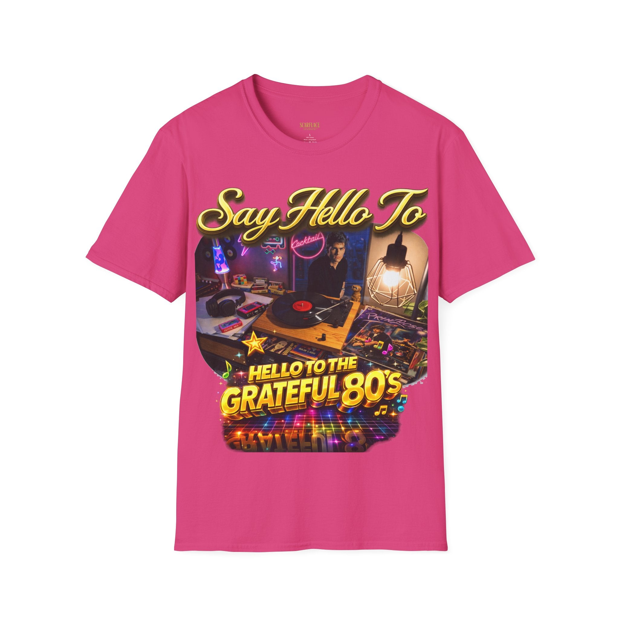 Say Hello To The Grateful 80s T-Shirt — Retro 80s Music Vintage Tee Printify