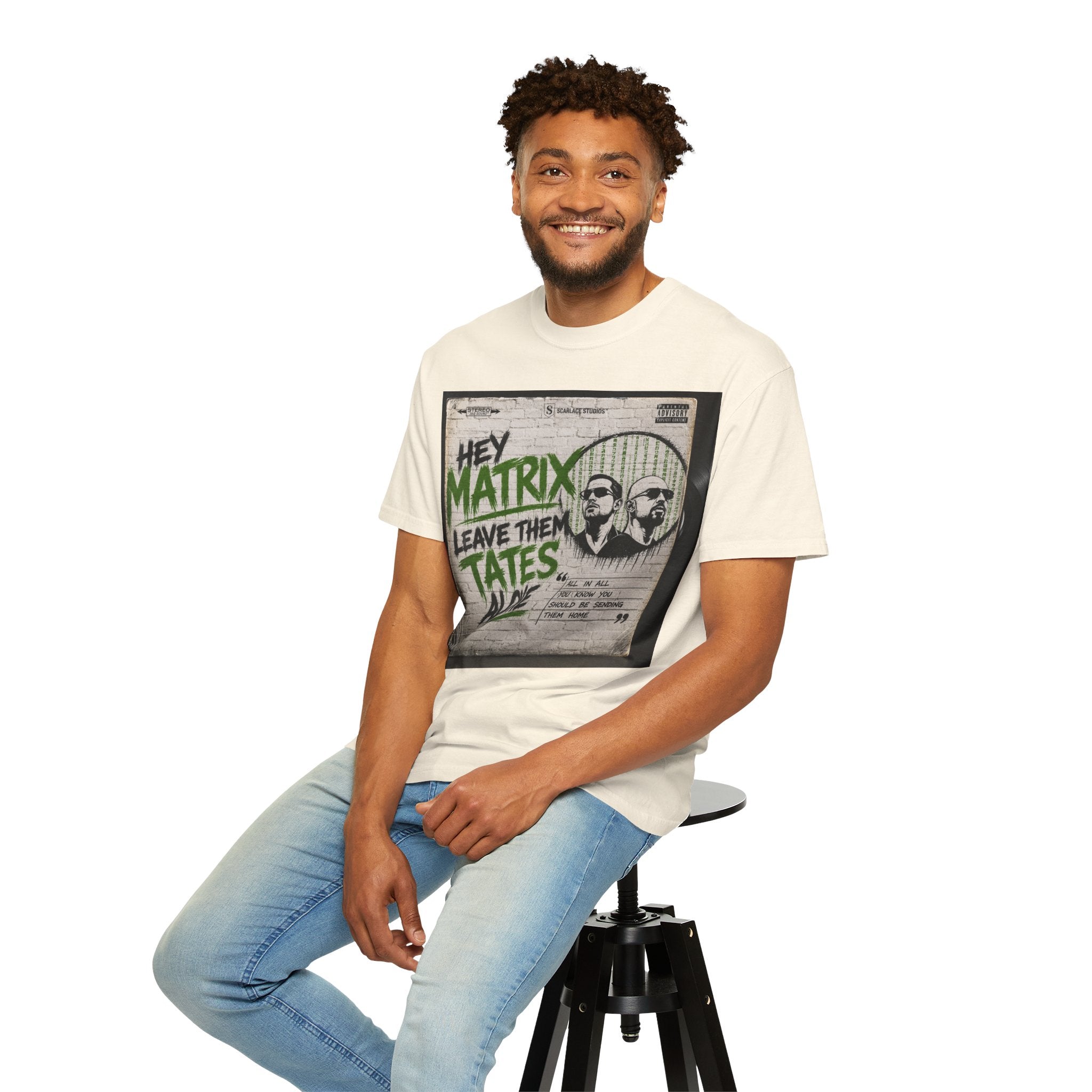 Hey Matrix Leave Them Tates Alone T-Shirt Printify