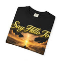 Inspirational 'Say Hello to The Beginning' Sunrise T-Shirt Printify