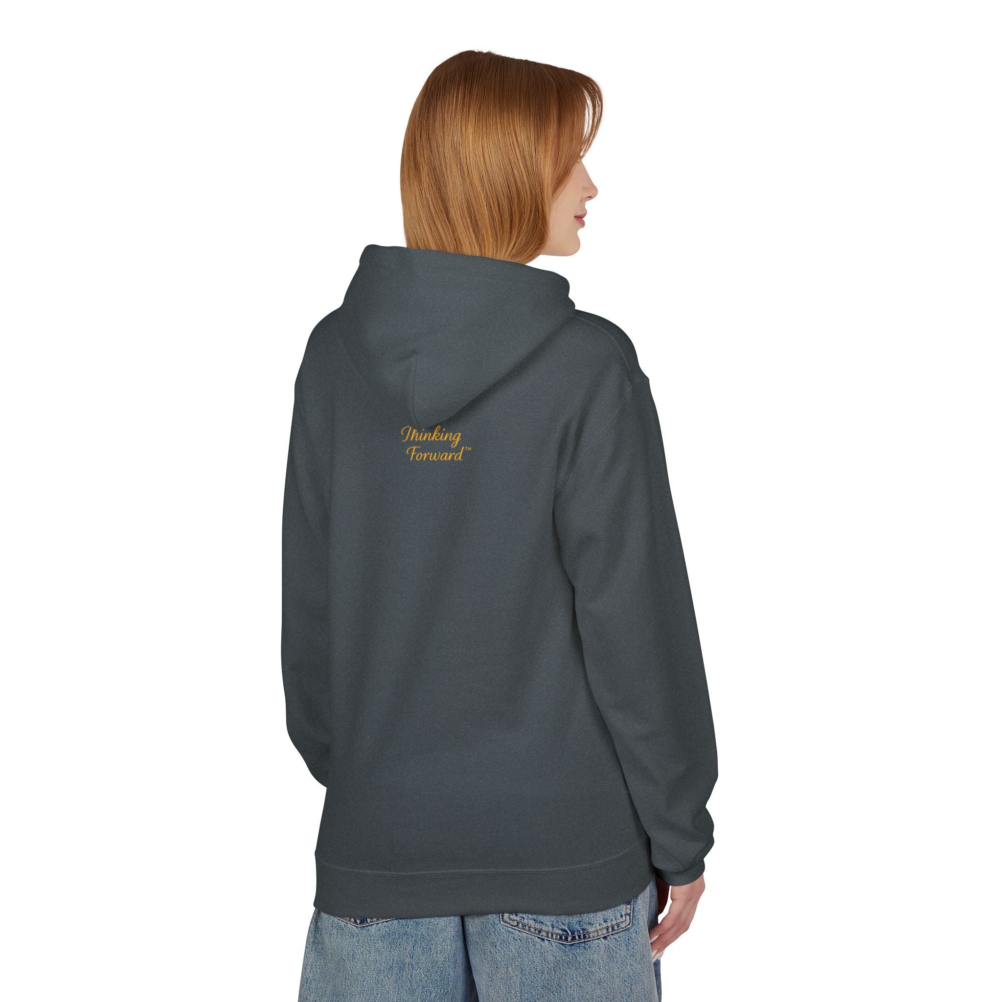 Cozy Minimalist Script Hoodie — Subtle Pastel Text Pullover Printify
